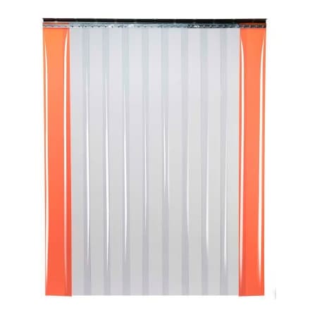 Global Industrial„¢ Low Temperature Strip Door - 4'W X 8'H - 8 Smooth Clear PVC